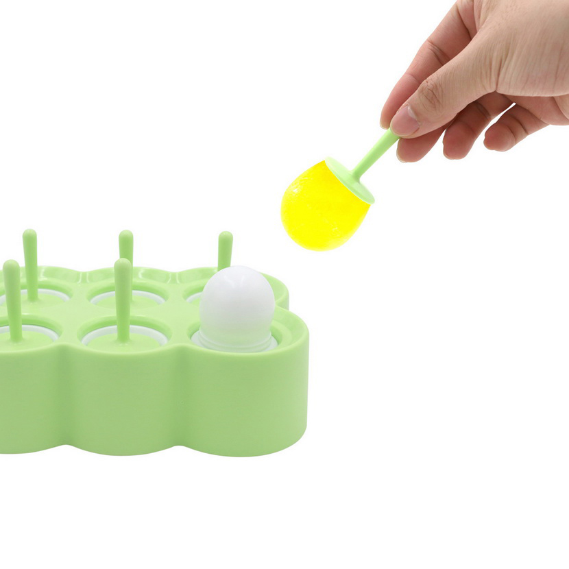 6 Pieces Mini Silicone Ice Pop Molds