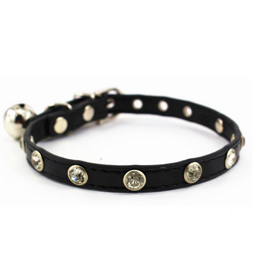 Cute Fashion Jeweled Pet Collar with Bell